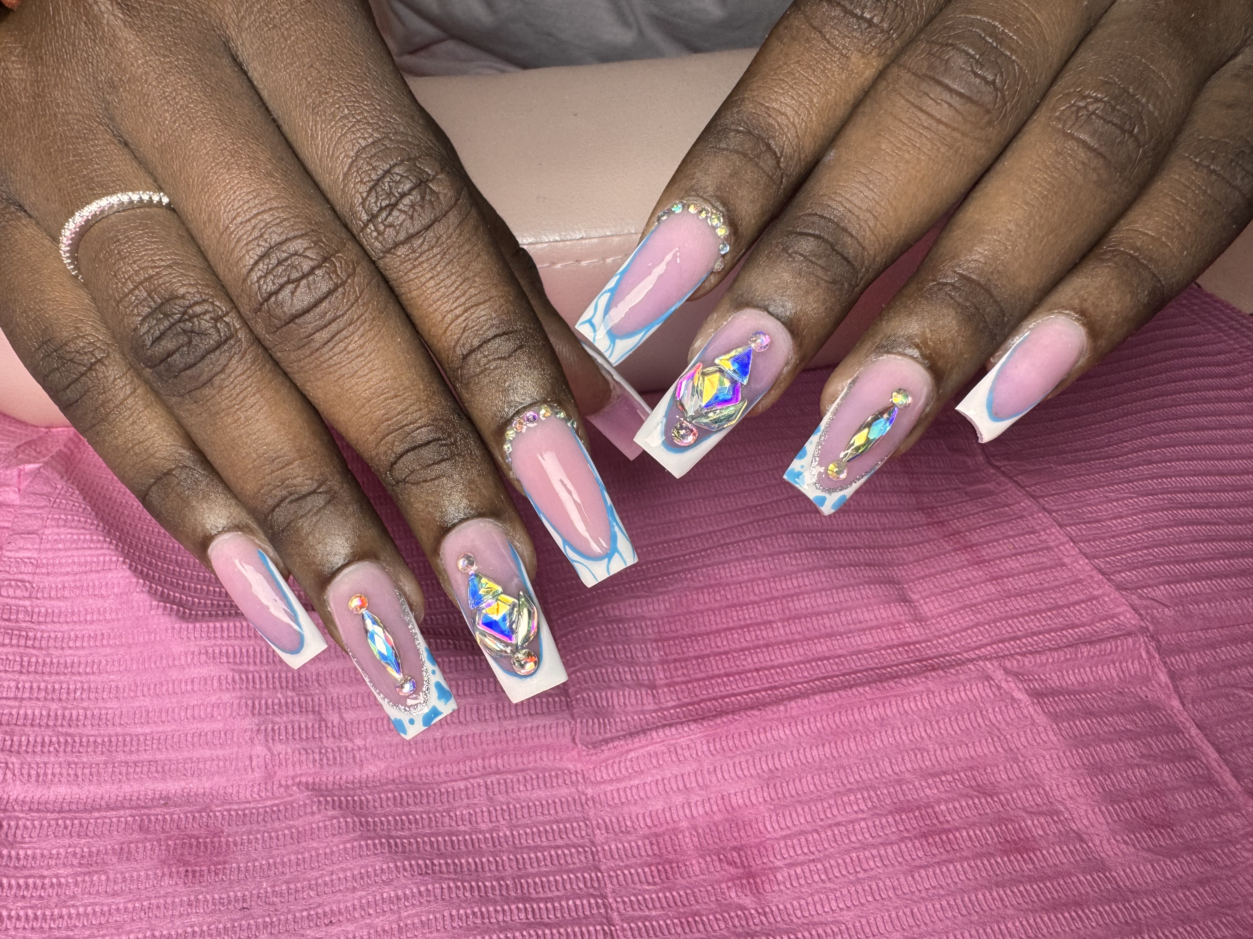 M-L Acrylic + french+design+gems