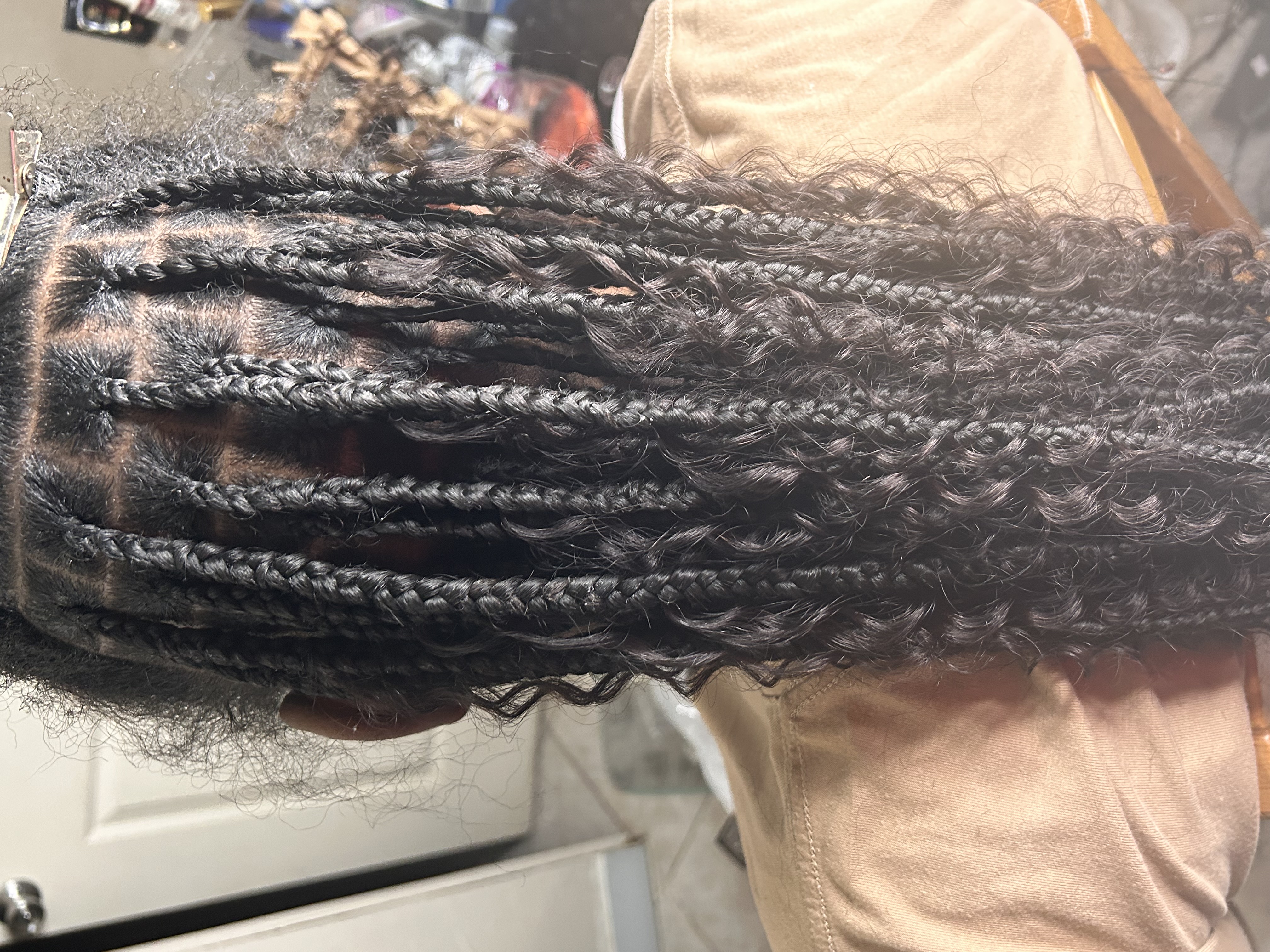 Meduim boho knotless