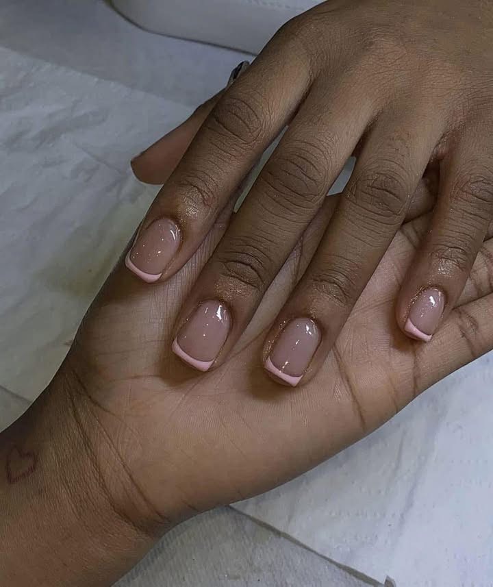 Gel manicure +french