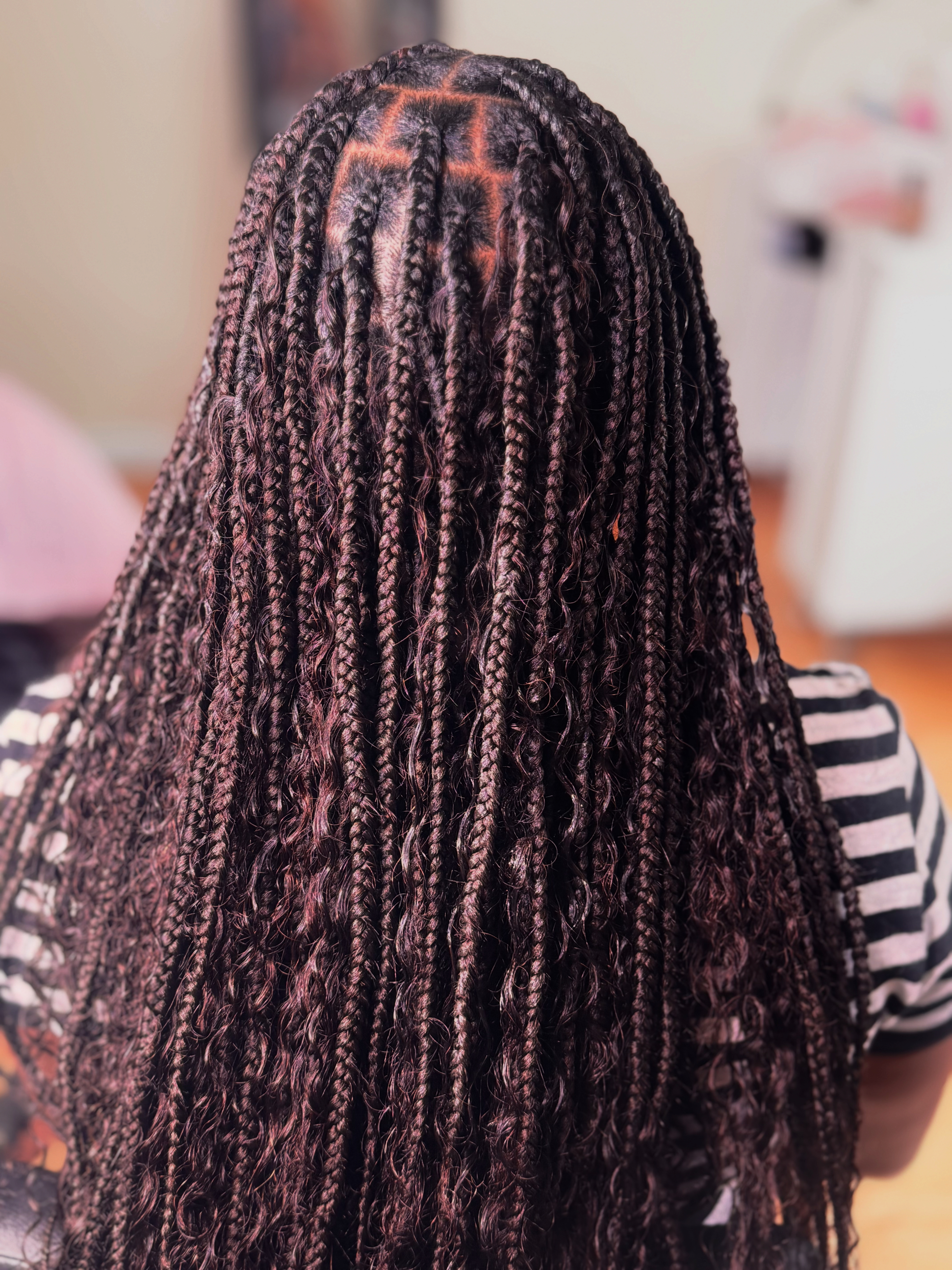Meduim boho braids
